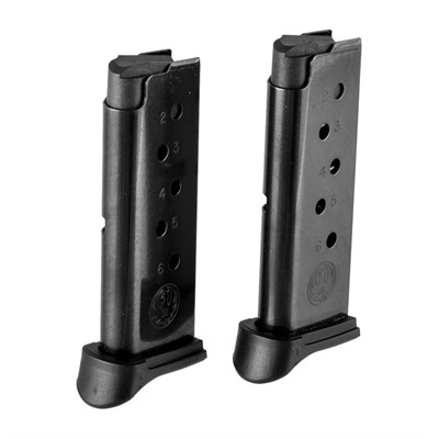 Ruger LCP Magazines VP .380 auto 2 Pack 6 RD 90643